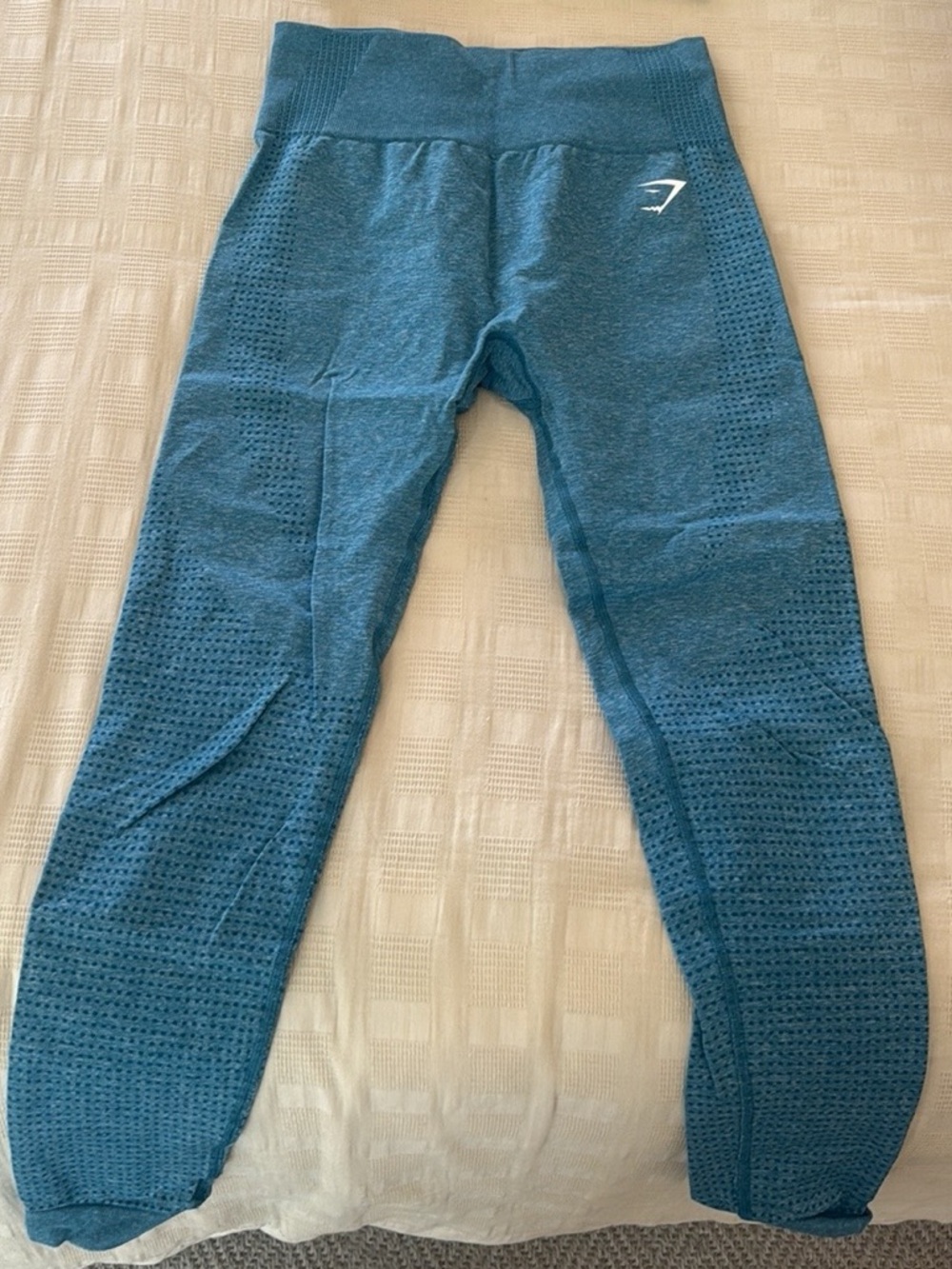 Gymshark Seemless Teal Leggings-Small